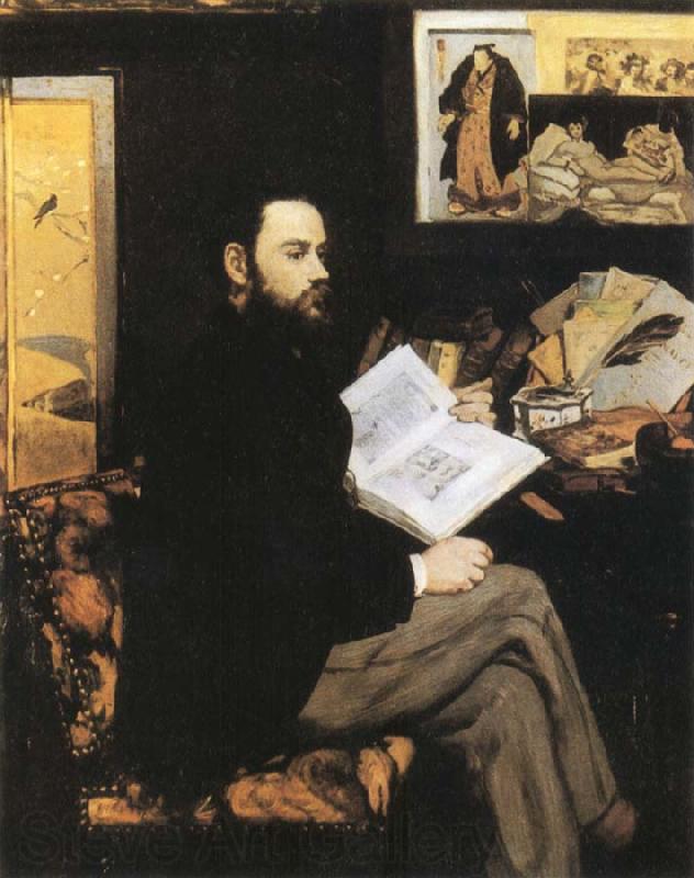 Edouard Manet Portrait of Emaile Zola